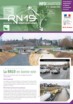 1ère page de RN19 - infochantier n°2 1ère page de RN19 - infochantier n°2