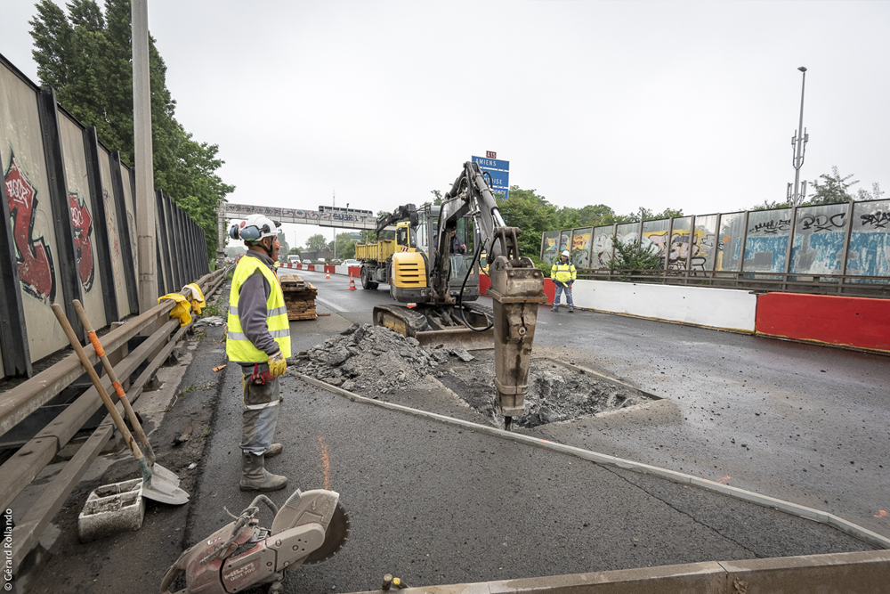 Plusieurs inspections ont d'ores et déjà été menées pour vérifier l'état du mur de soutènement, du viaduc et de leurs abords.